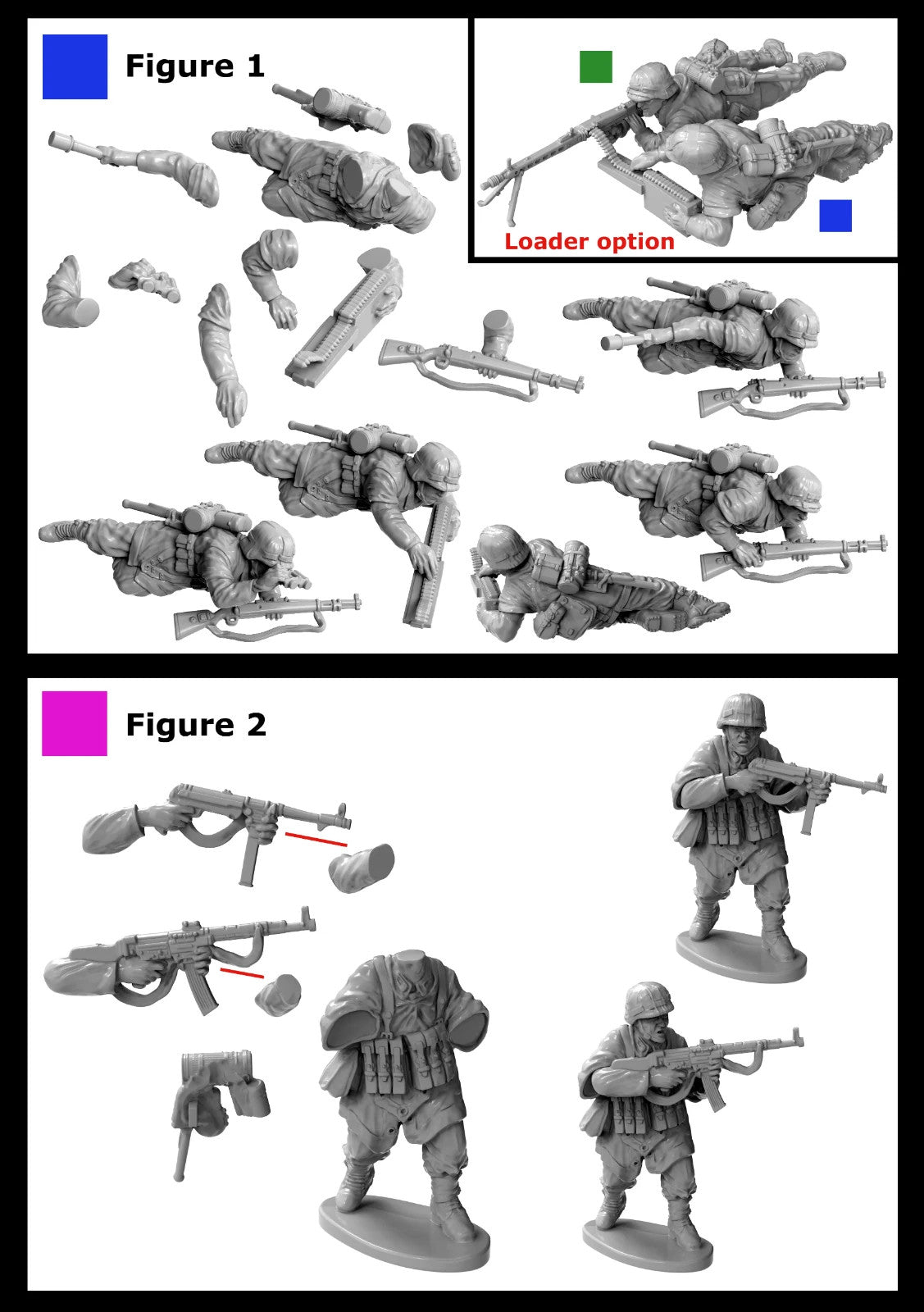 Victrix 28mm WW2 Late War German Heavy Weapons Support (1944 - 1945) - VW2002