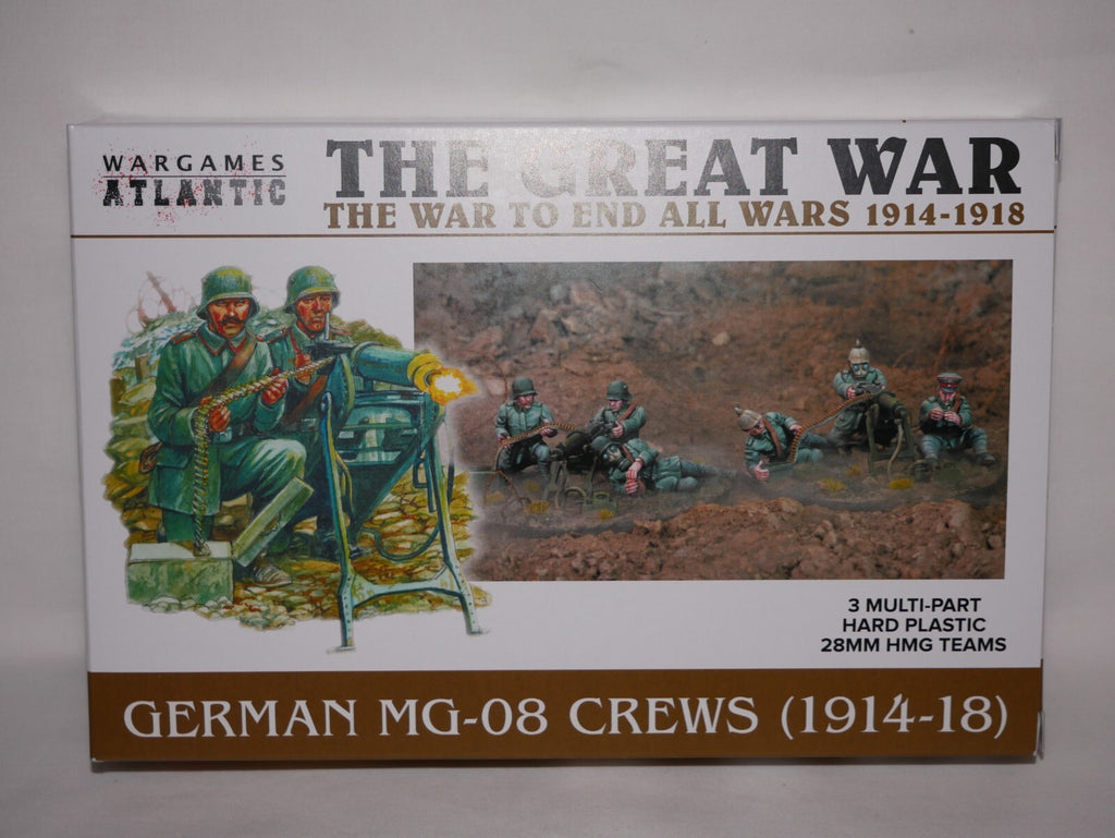 Wargames Atlantic The Great War 28mm German MG-08 Crews (1914-1918) - WAAGW005