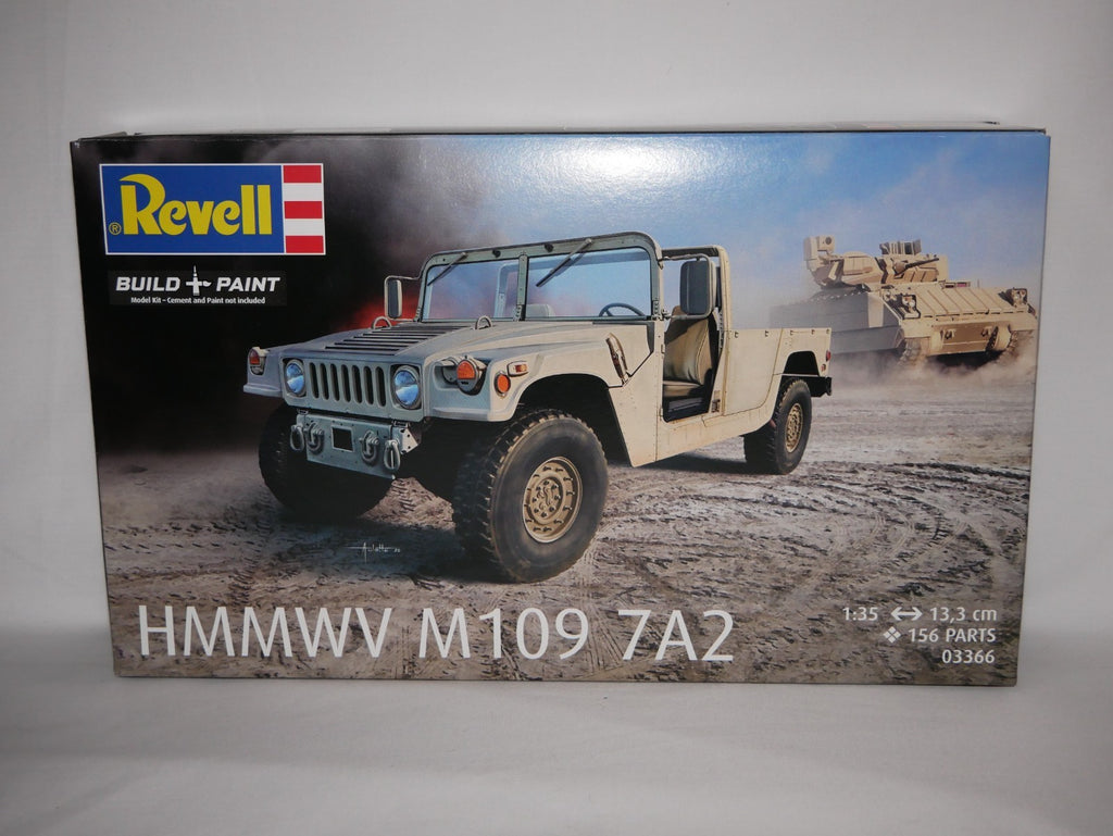 Revell 1:35 Scale Humvee HMMWV M109 7A2 Plastic Model Kit Skill Level 4 - 03366