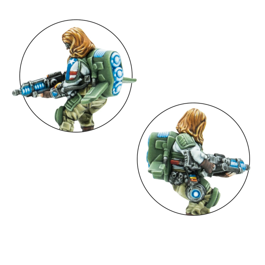 Warlord Games Konflikt 47 1:56 Scale Roberta Wells Firefly Hero Model - 453210402