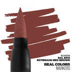 AK Interactive Real Colors Acrylic Markers RAL 8012 Rotbraun-Red Brown - RCM019