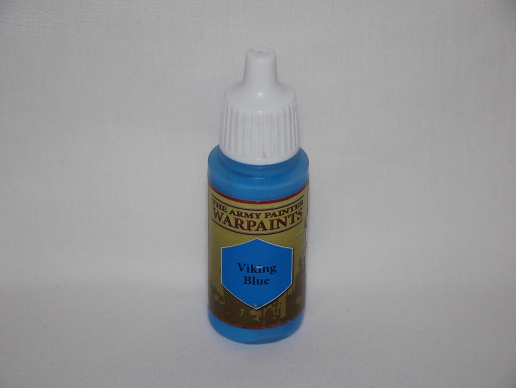 The Army Painter Acrylic Warpaints Range Viking Blue 18ml Dropper Bottle WP1462