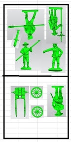 Hat Industrie 1:72 Scale American War Of Independence American Artillery - 8344