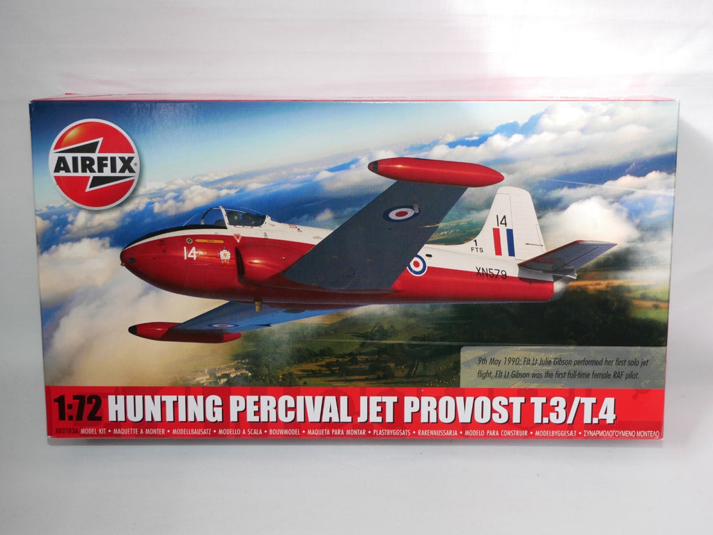 Airfix 1:72 Scale Hunting Percival Jet Provost T.3/T.4 Skill Level 1 - A02103A