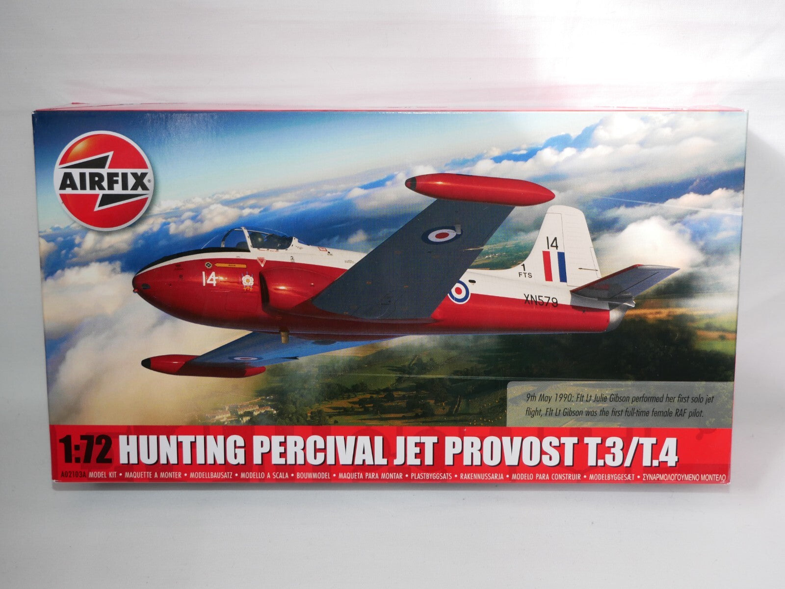 Airfix 1:72 Scale Hunting Percival Jet Provost T.3/T.4 Skill Level 1 - A02103A