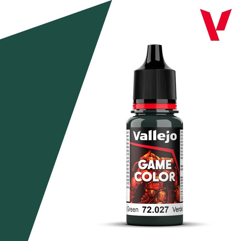 Vallejo Game Color Acrylics Scurvy Green 18ml/0.6 fl oz Dropper Bottle - 72.027