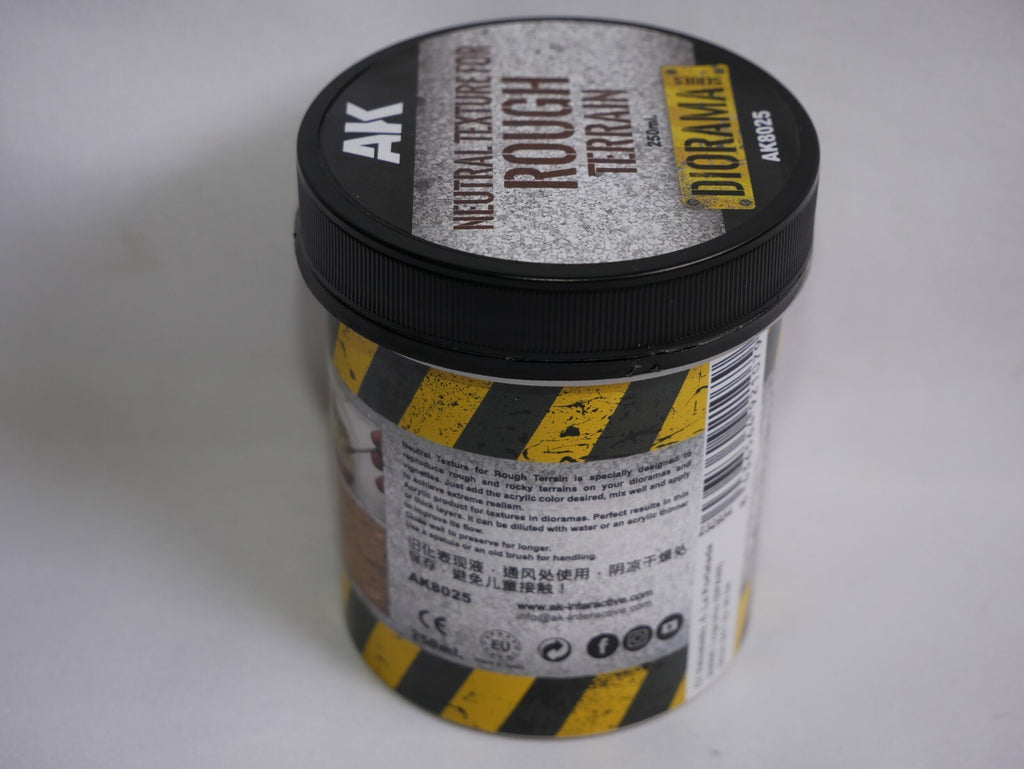 AK Interactive Diorama Neutral Texture For Rough Terrain Acrylic 250ml - AK8025