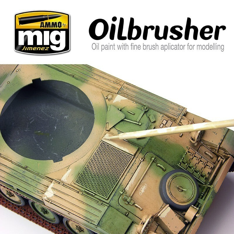 Ammo By Mig Jimenez Light Flesh Oilbrusher With Fine Brush Applicator A.MIG-3519