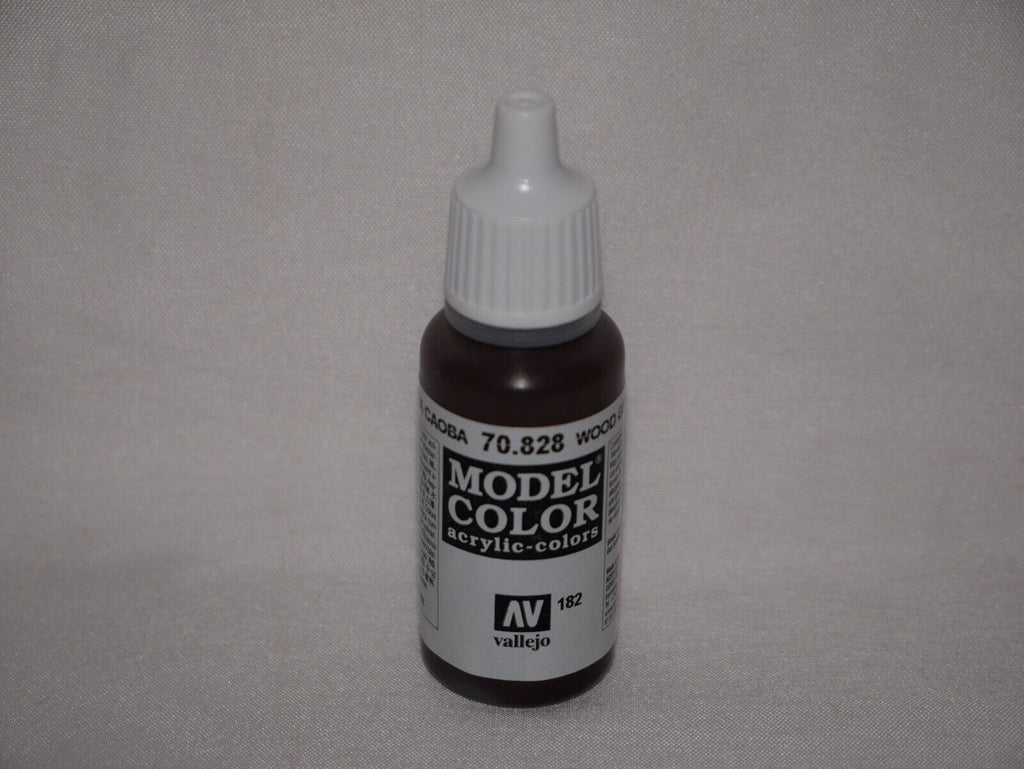 Vallejo Model Color Wood Grain Acrylic 17ml /0.57 fl oz Dropper Bottle - 70.828