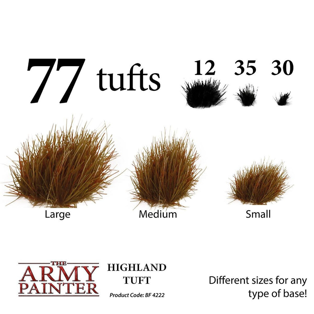 The Army Painter Battlefields Highland Tufts For Wargaming (77) Per Pack BF4222