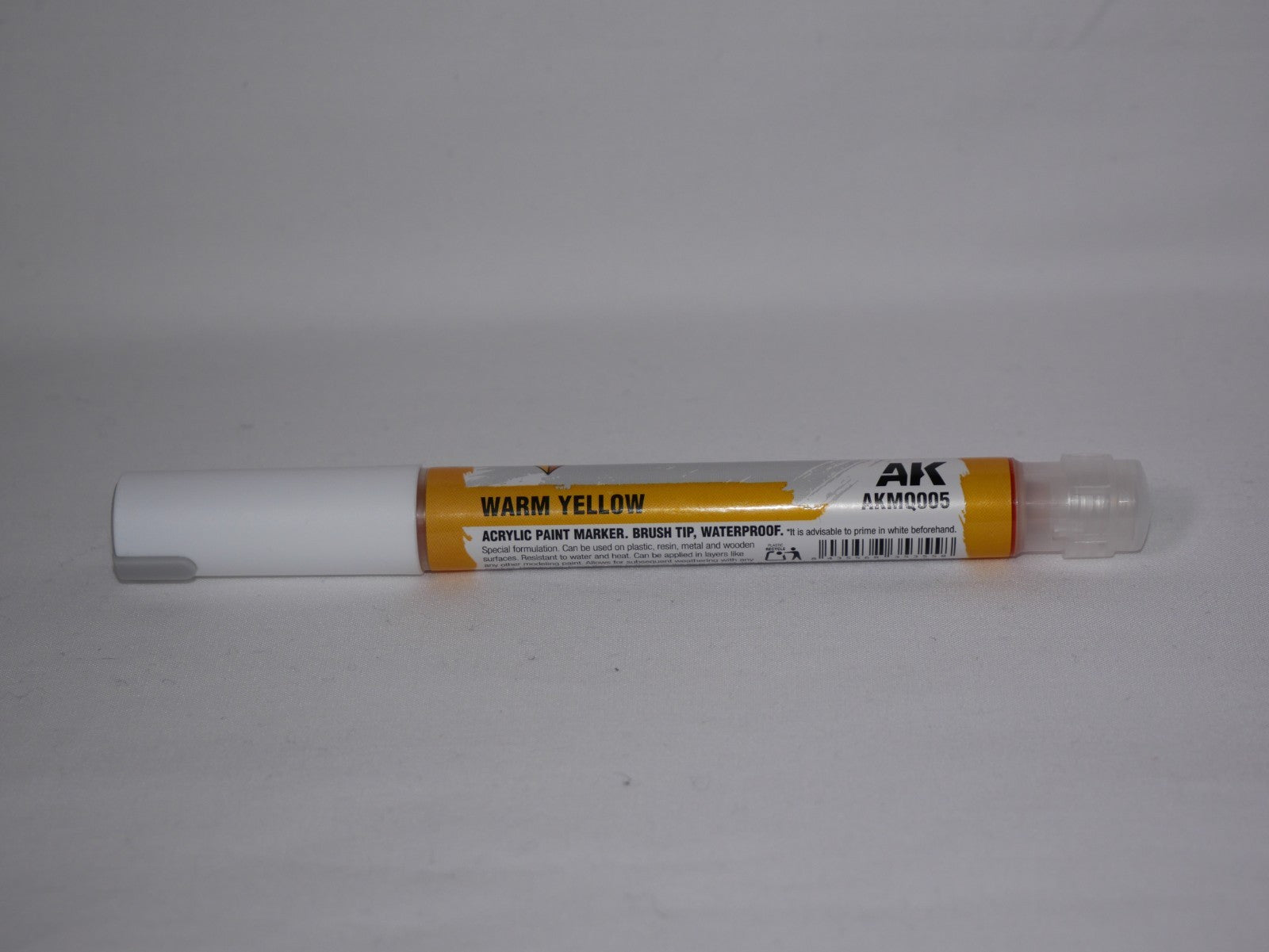 AK Interactive Acrylic Quick Gen Markers For Tabletop Games Warm Yellow - AKMQ005