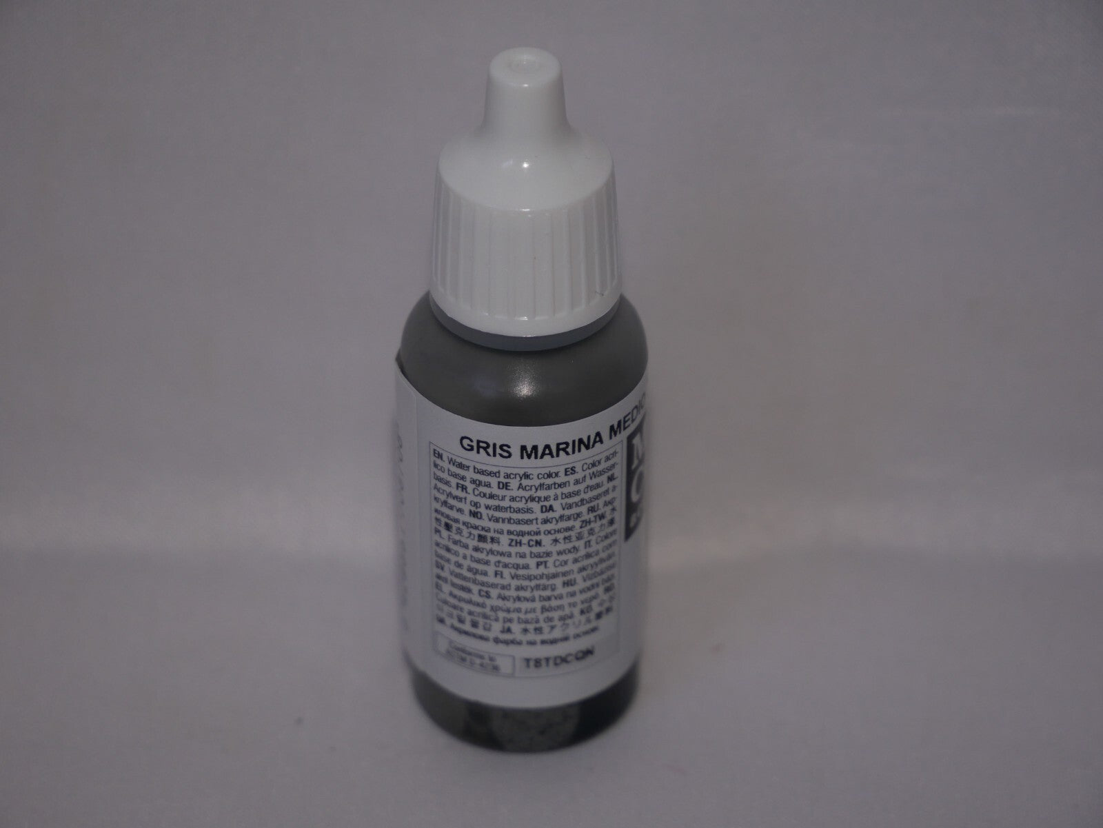 Vallejo Model Color Medium Sea Grey Acrylic 17ml Dropper Bottle - 70.870