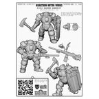 Wargames Atlantic Marcher Empires At War USA X19A2 Badger Hardsuits - MUSA003P