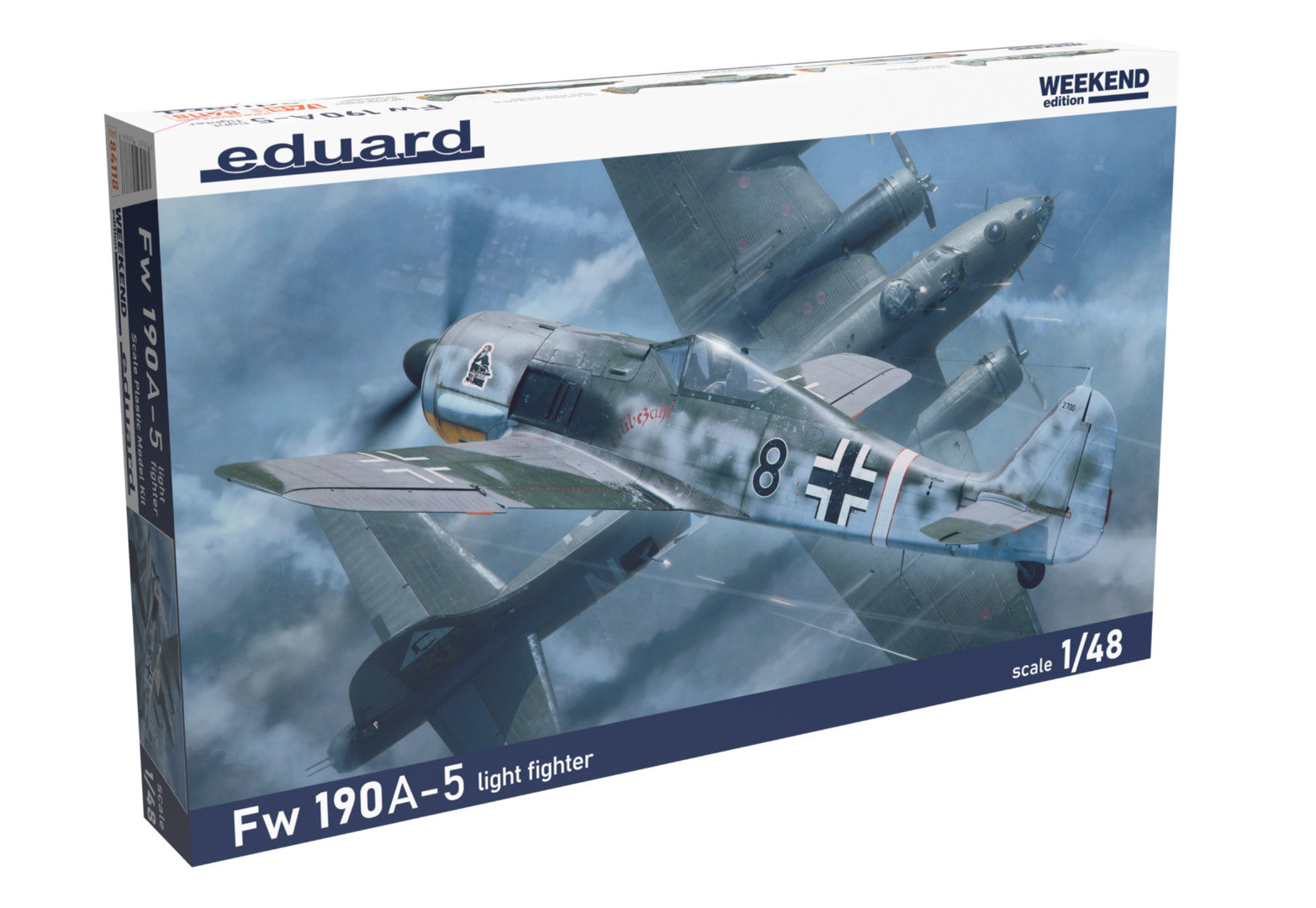 Eduard 1:48 Scale Kit Focke-Wulf Fw 190A-5 Light Fighter Weekend Edition - 84118