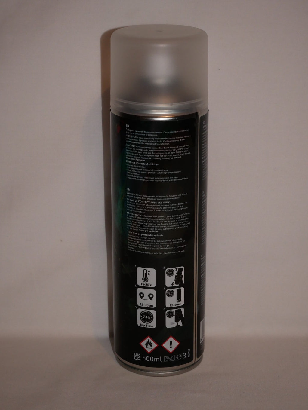 The Colour Forge Wolfkin Grey Matt Finish Model Primer 500ml Aerosol Spray Can