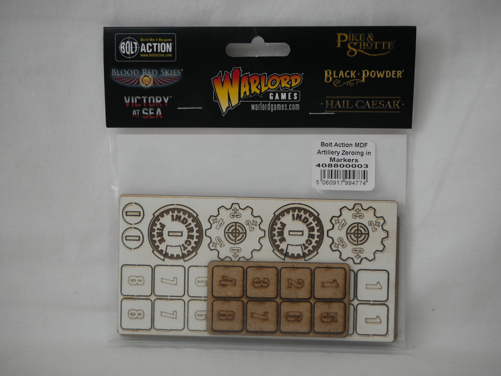 Warlord Games & Skytrex Bolt Action MDF Artillery Zeroing In Markers - 408800003