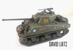 Rubicon Models 1:56 (28mm) Scale WWII US M4A3(76)W / M4A3E8 Sherman - 280042