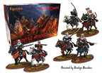 Fireforge Games Samurai Wars 28mm Scale Hard Plastic Mounted Monks - BS-SWMO02