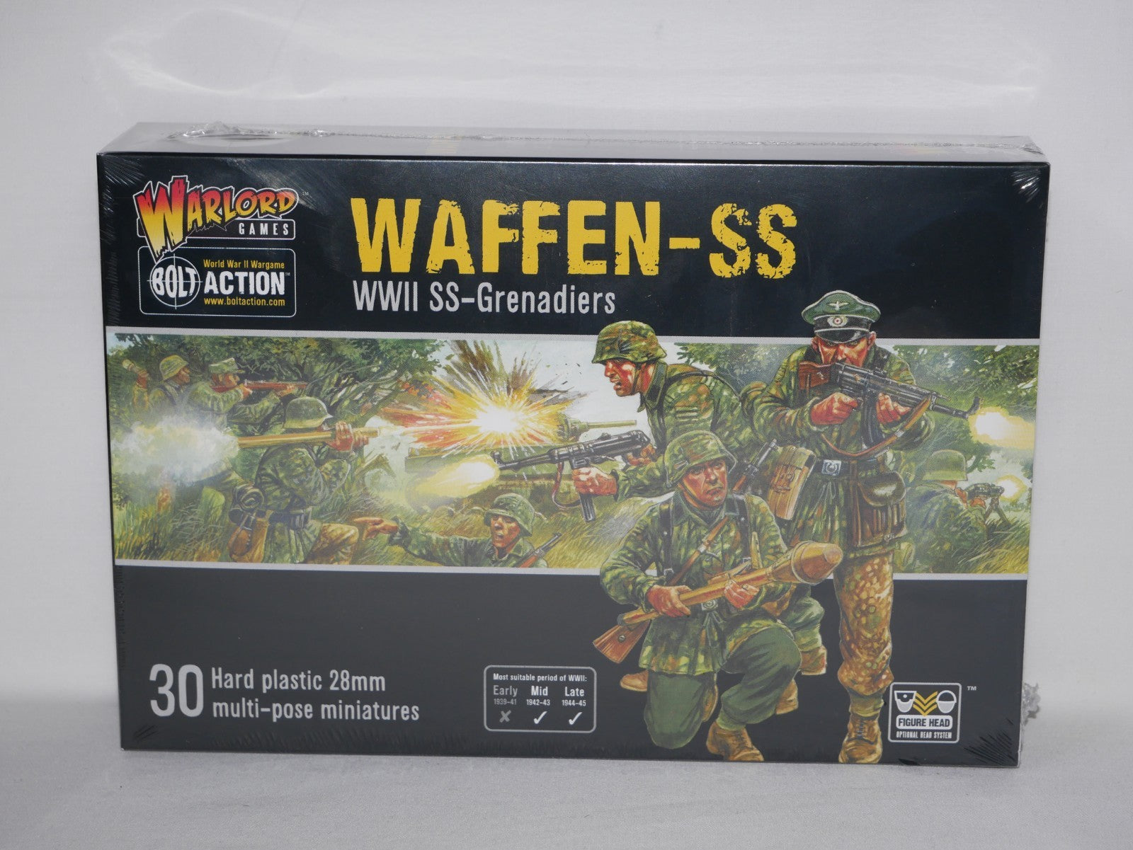 Warlord Games Bolt Action 1:56 Scale Waffen-SS WWII SS-Grenadiers - 402012101