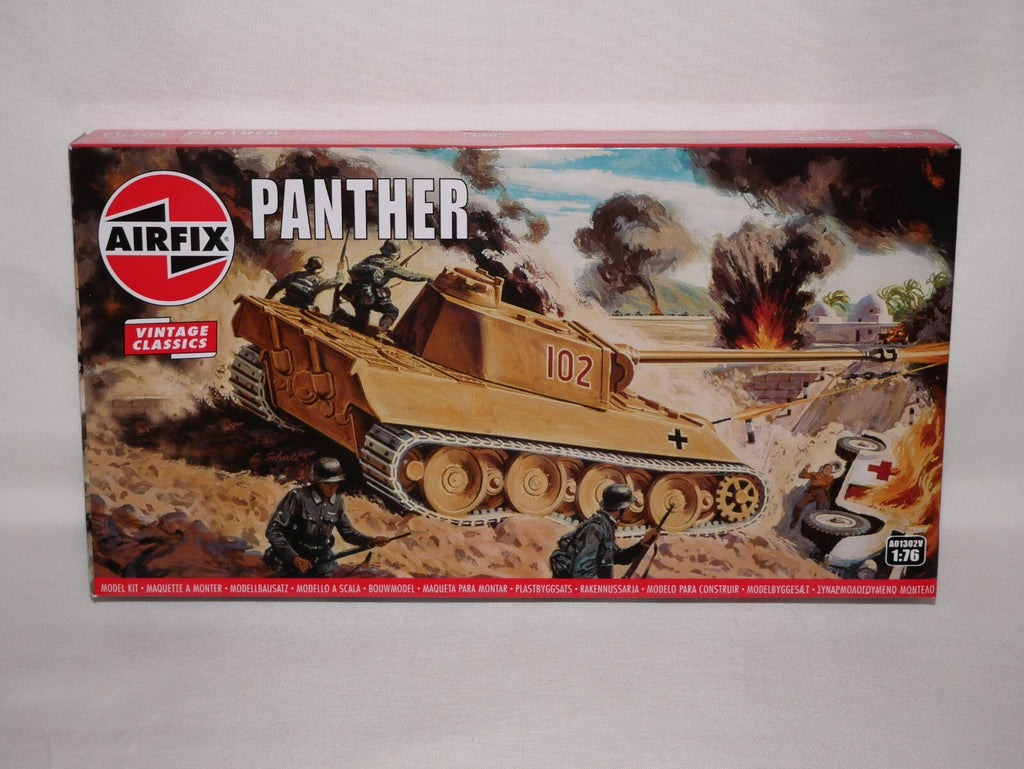 Airfix Vintage Classics 1:76 German Panther Medium Tank Skill Level 2 - A01302V