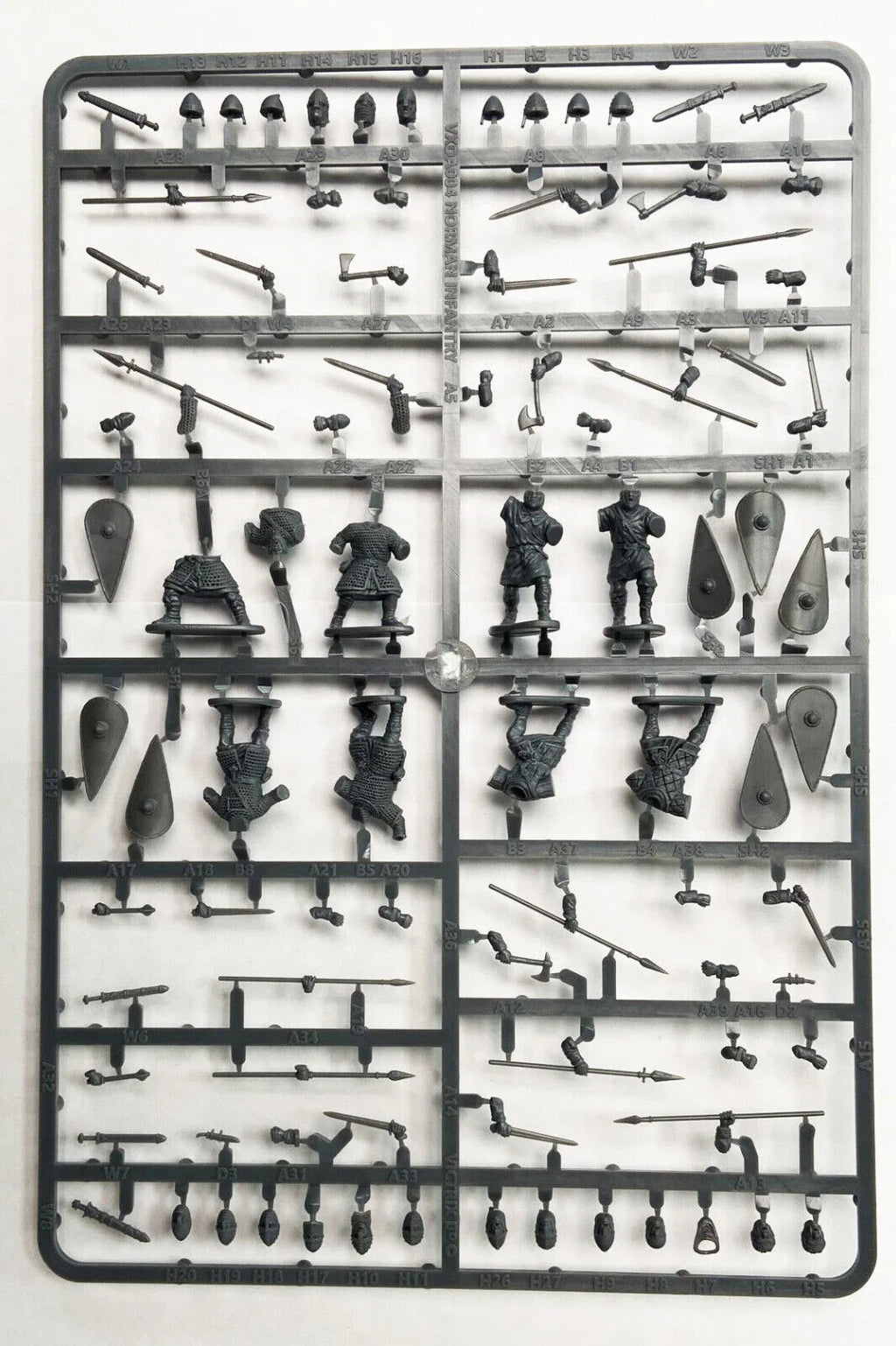 Victrix Warriors Of The Dark Ages 28mm Plastic Norman Infantry Models - VXDA004