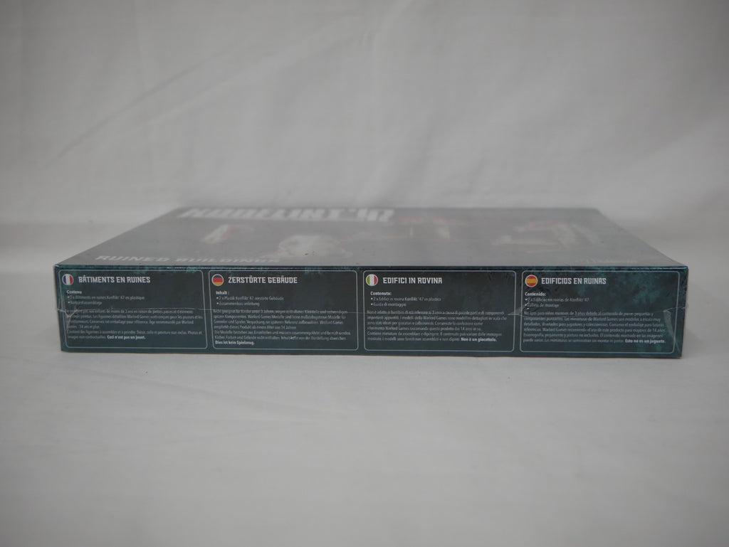 Warlord Games Konflikt 47 1:56 Scale Hard Plastic Ruined Buildings - 452000202