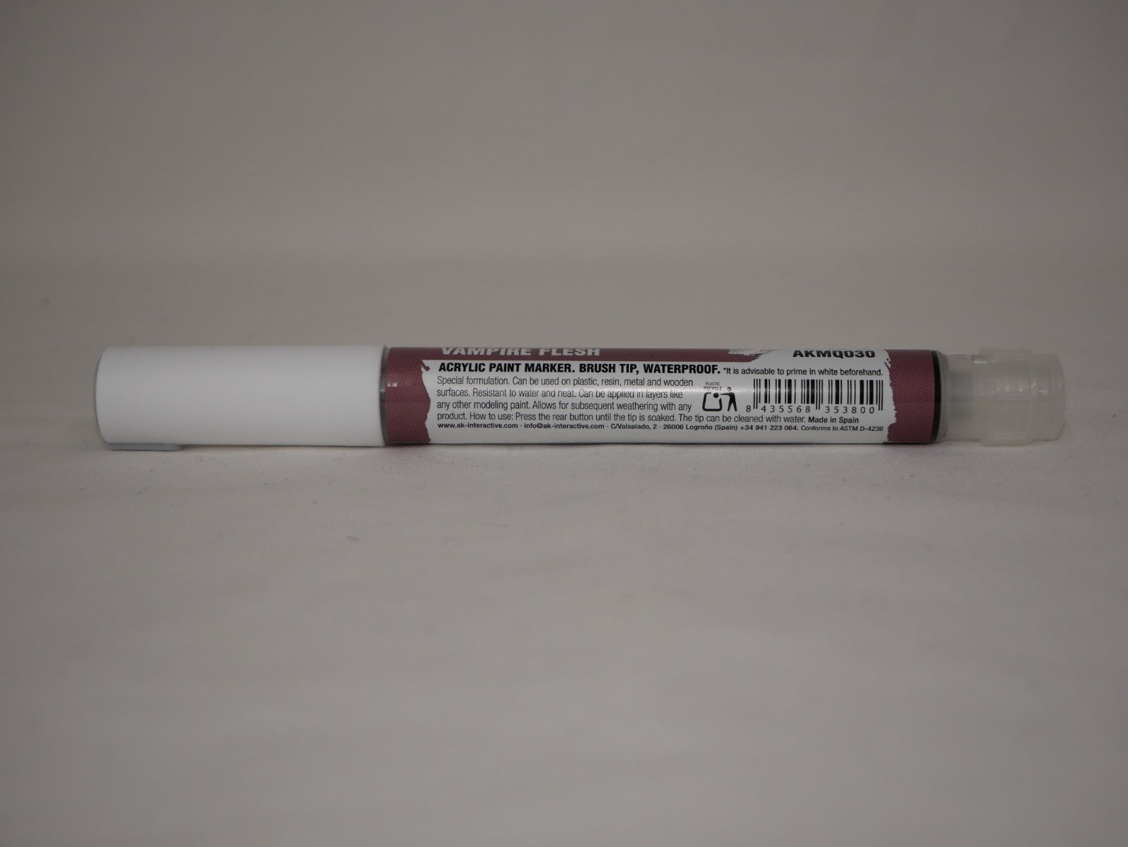 AK Interactive Acrylic Quick Gen Markers For Tabletop Wargaming Vampire Flesh - AKMQ030