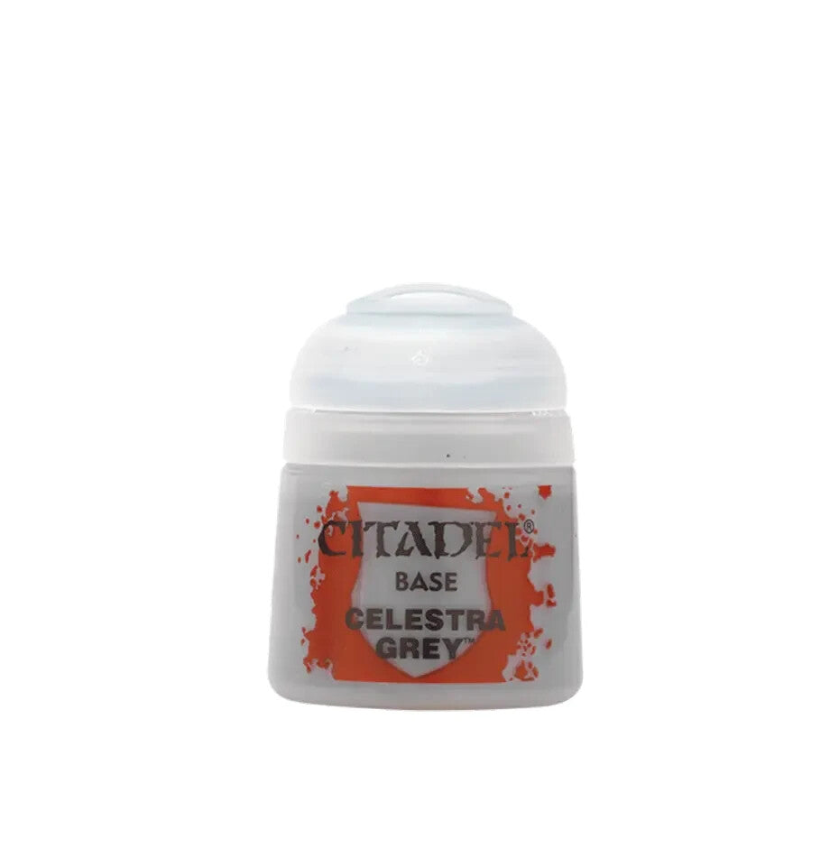 Games Workshop Citadel Colour Base Celestra Grey Acrylic 12ml Paint Pot (21-26)