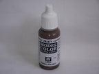 Vallejo Model Color Leather Brown Acrylic 17ml/0.57 fl oz Dropper Bottle 70.871