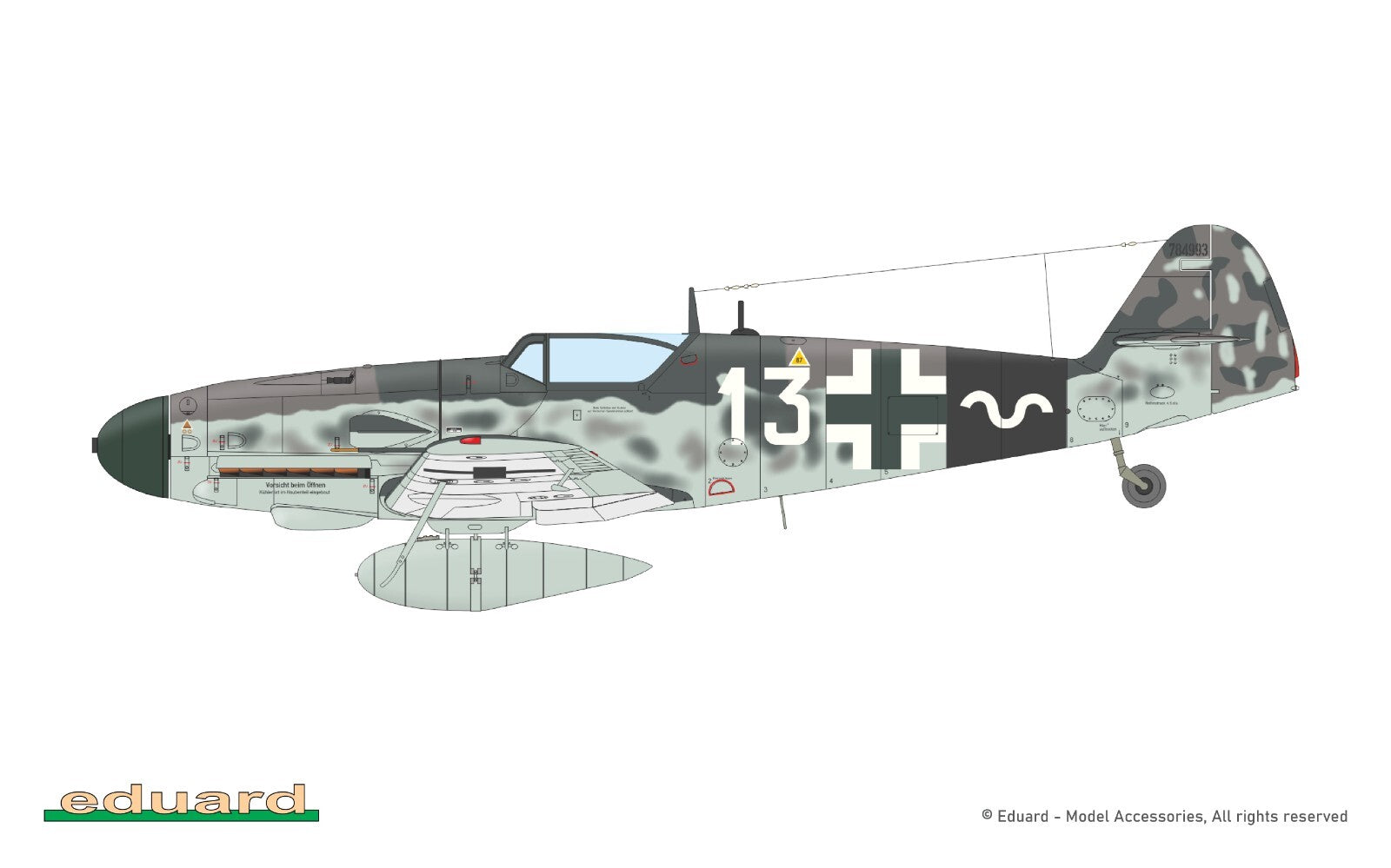 Eduard 1:72 Scale Gustav Pt.3 Dual Combo Limited Edition Model Kit Set - 2150
