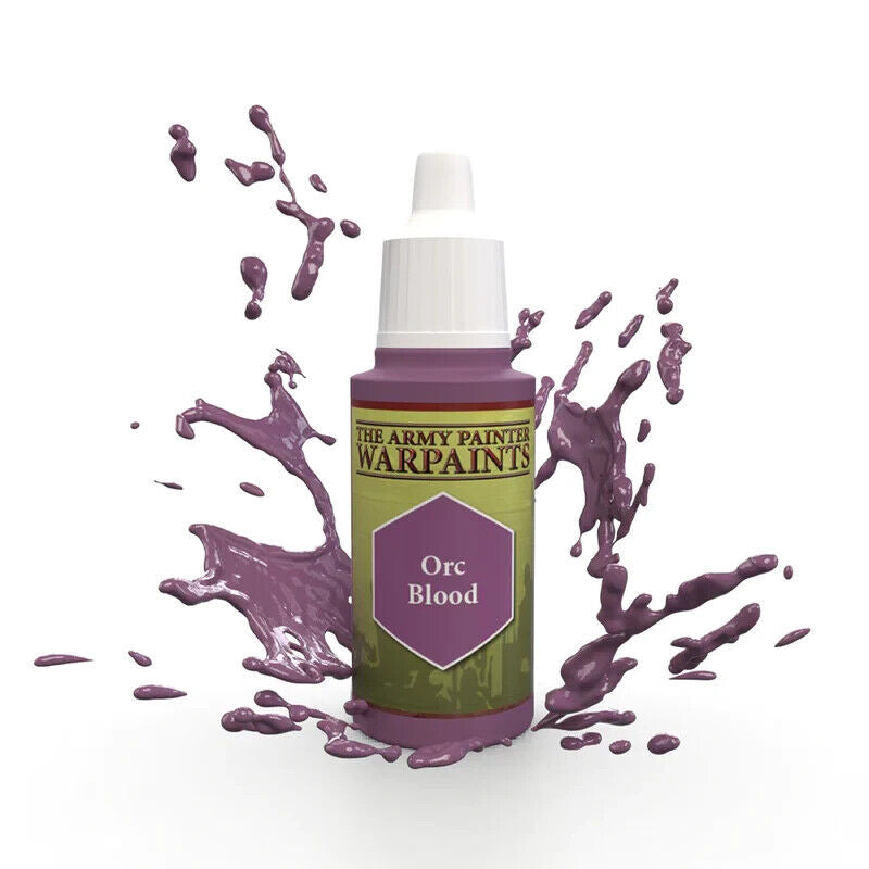 The Army Painter Acrylic Warpaints Range Orc Blood 18ml Dropper Bottle - WP1422