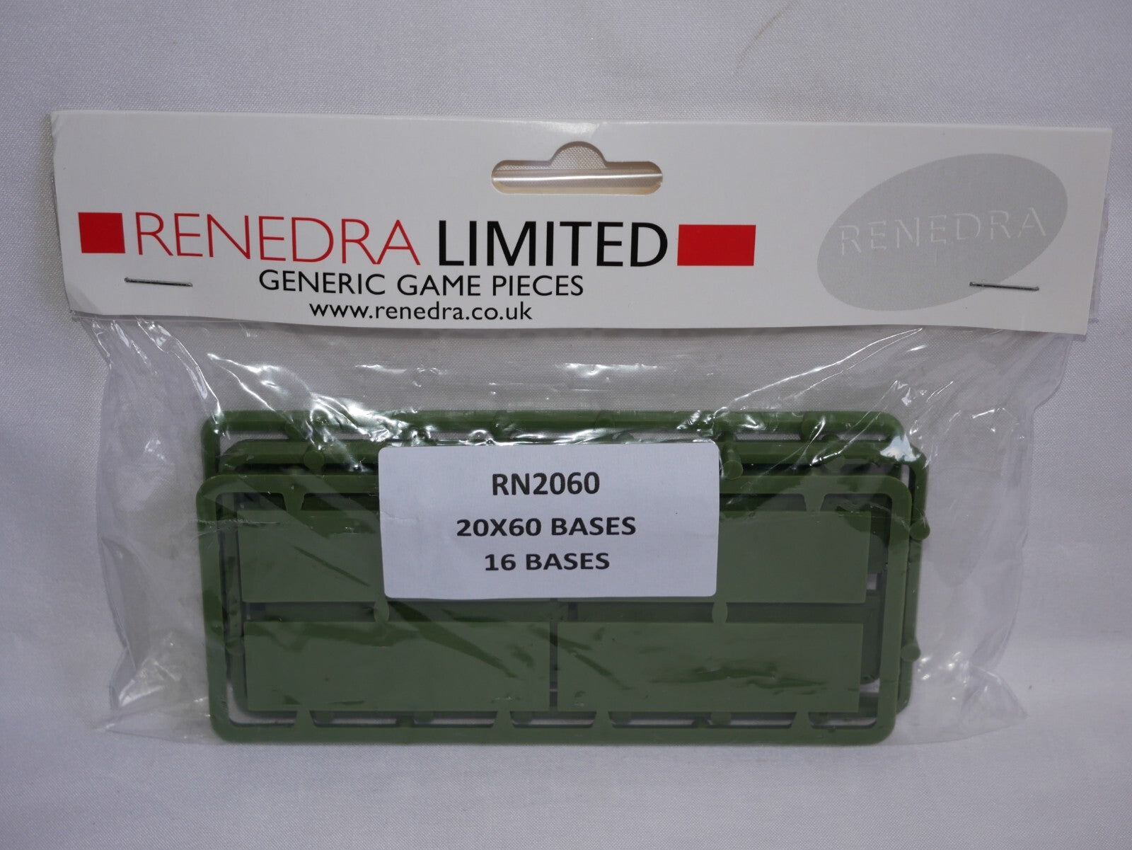 Renedra Limited Generic Scenery & Bases 20 x 60mm Bases 16 Per Pack - RN2060