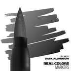 AK Interactive Real Colors Acrylic Fast Dry Marker Pens Dark Aluminium - RCM011
