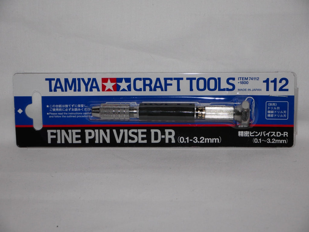 Tamiya Craft Tools Series 112 Fine Pin Vise D-R (0.1 - 3.2mm) For Modeling 74112