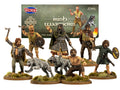 Victrix Warriors Of The Dark Ages 28mm Plastic Irish Warriors & Dogs - VXDA021