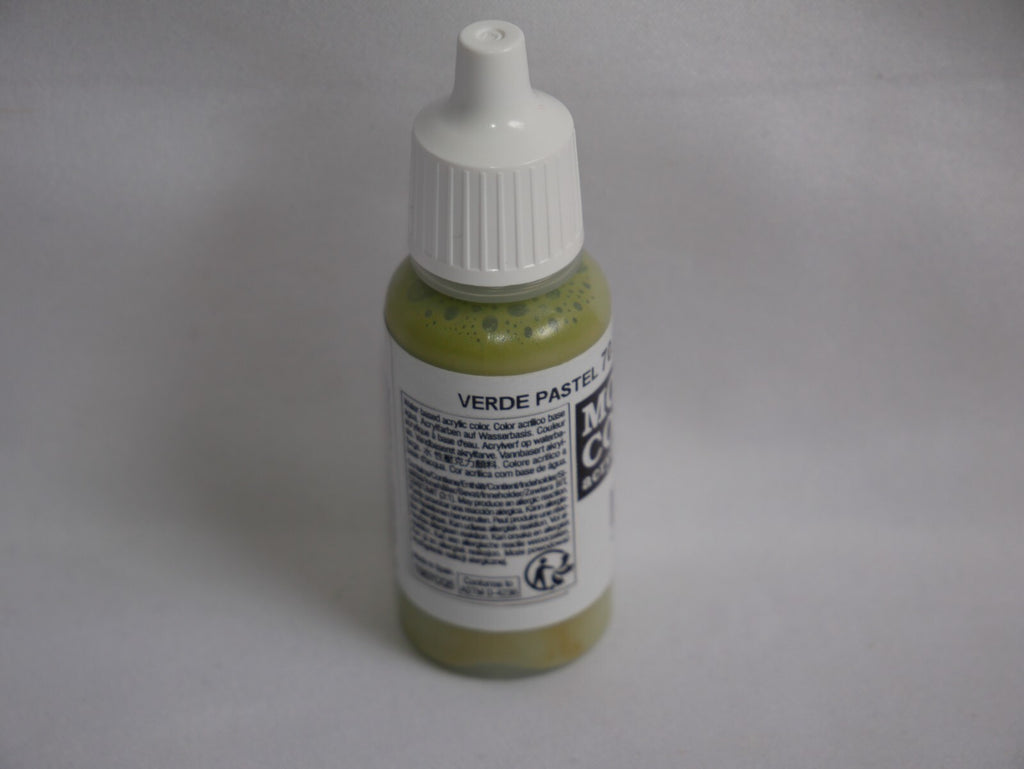 Vallejo Model Color Pastel Green Acrylic 17ml /0.57 fl oz Dropper - 70.885