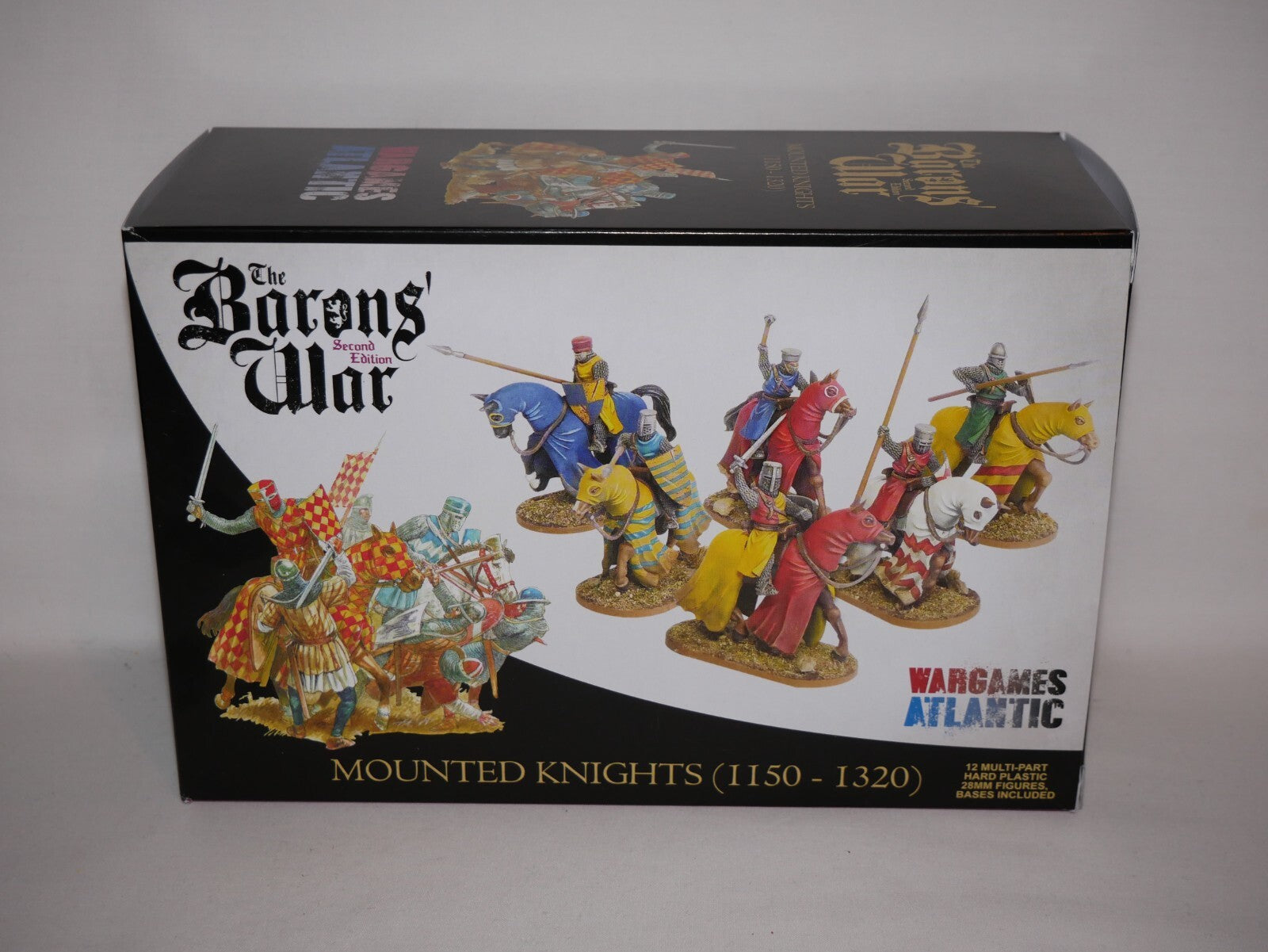Wargames Atlantic The Barons' War 28mm Mounted Knights (1150-1320) - WAAAC004
