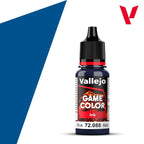 Vallejo Game Color Acrylic Ink Range Blue 18ml/0.6 fl oz Dropper Bottle - 72.088
