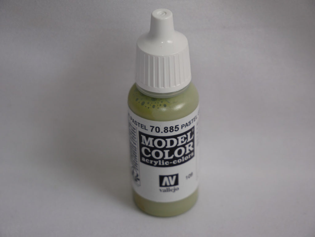 Vallejo Model Color Pastel Green Acrylic 17ml /0.57 fl oz Dropper - 70.885