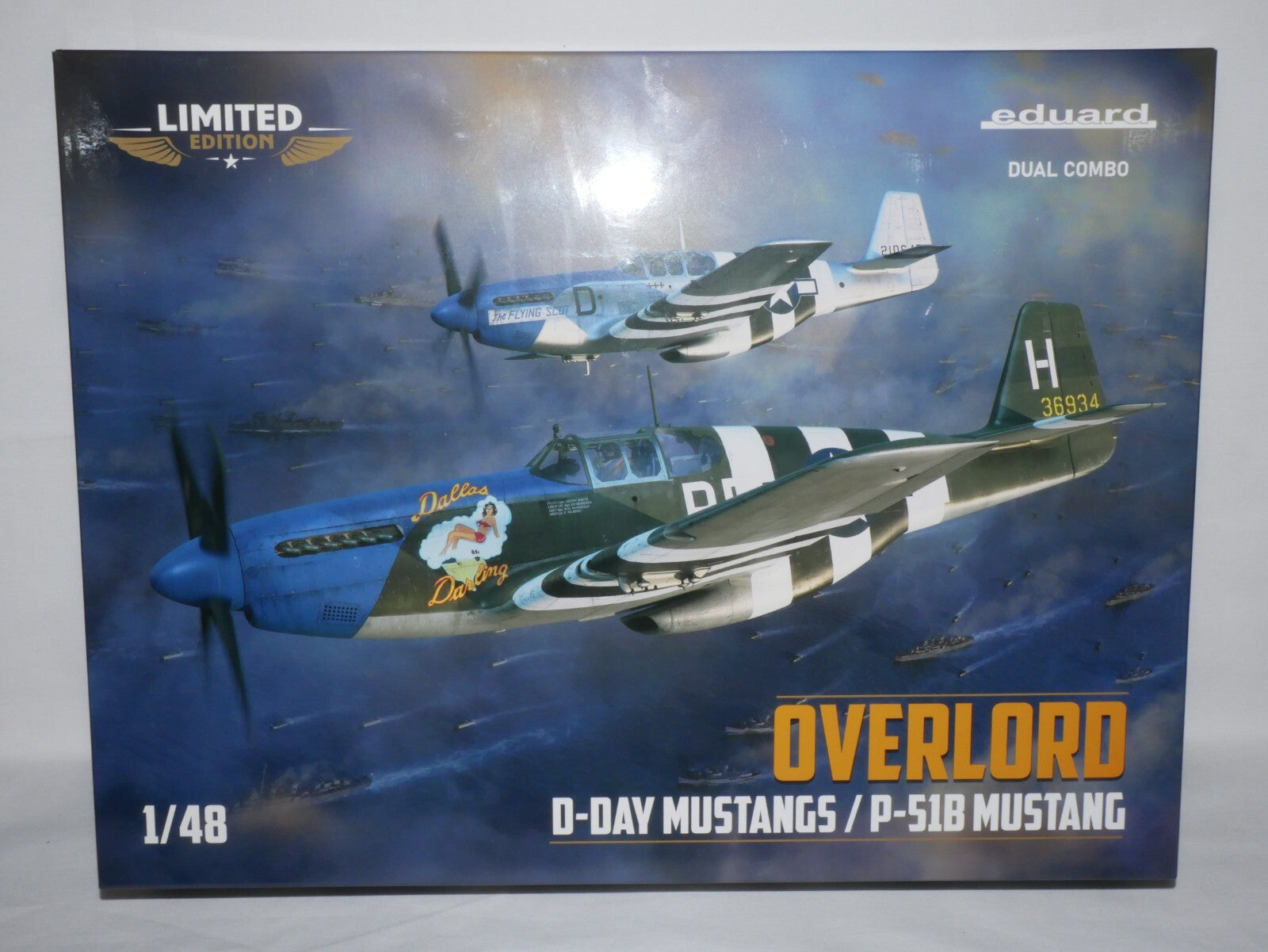 Eduard 1:48 Overlord D-Day P-51B Mustangs Limited Edition Dual Combo Set - 11181