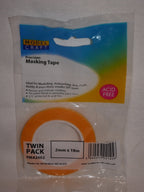 The Model Craft Collection Twin Pack Precision Masking Tape (2mm x 18m) PMA2002