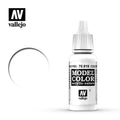 Vallejo Model Color Cold White Acrylic 17ml/0.57 fl oz Dropper Bottle - 70.919