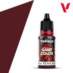 Vallejo Game Color Acrylics Nocturnal Red 18ml/0.6 fl oz Dropper Bottle - 72.111
