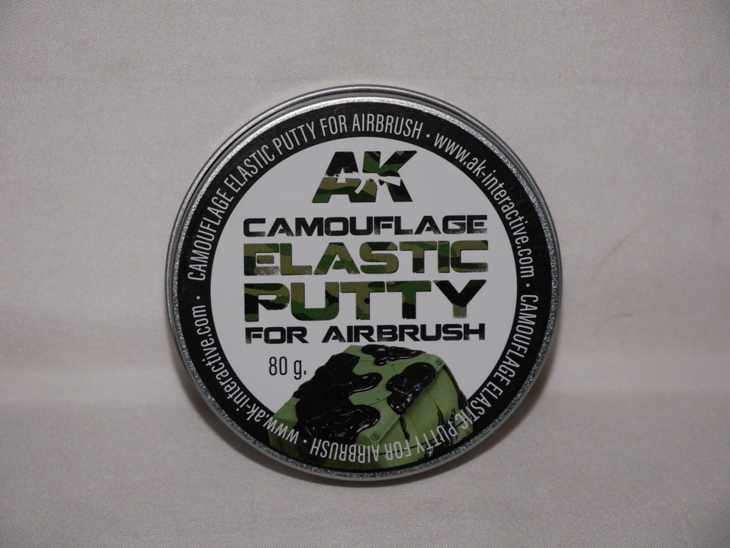AK Interactive Camouflage Elastic Putty For Airbrushing 80g Metal Tub - AK8076