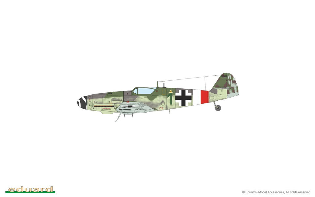 Eduard 1:72 Scale Bf 109 G-10 Dual Combo Set 'The Royal Class Edition' - R0022