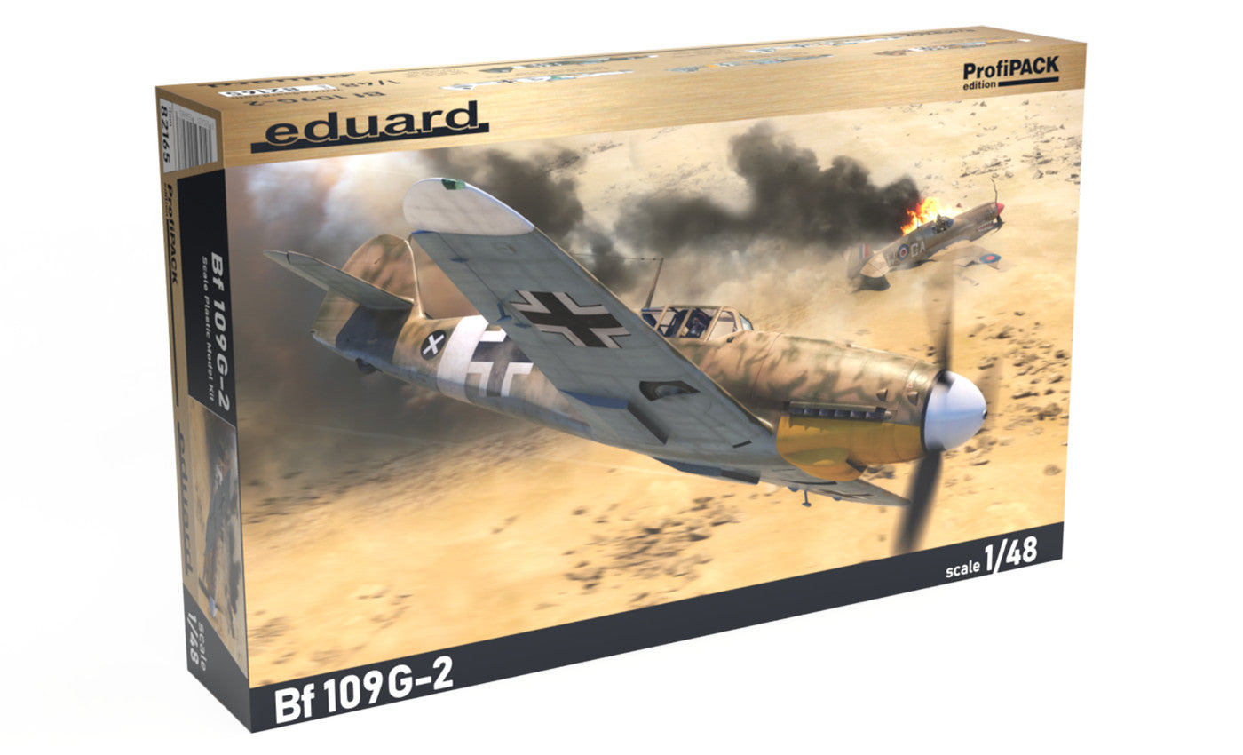 Eduard 1:48 Scale WWII Messerschmitt Bf 109G-2 ProfiPACK Edition Model Kit 82165