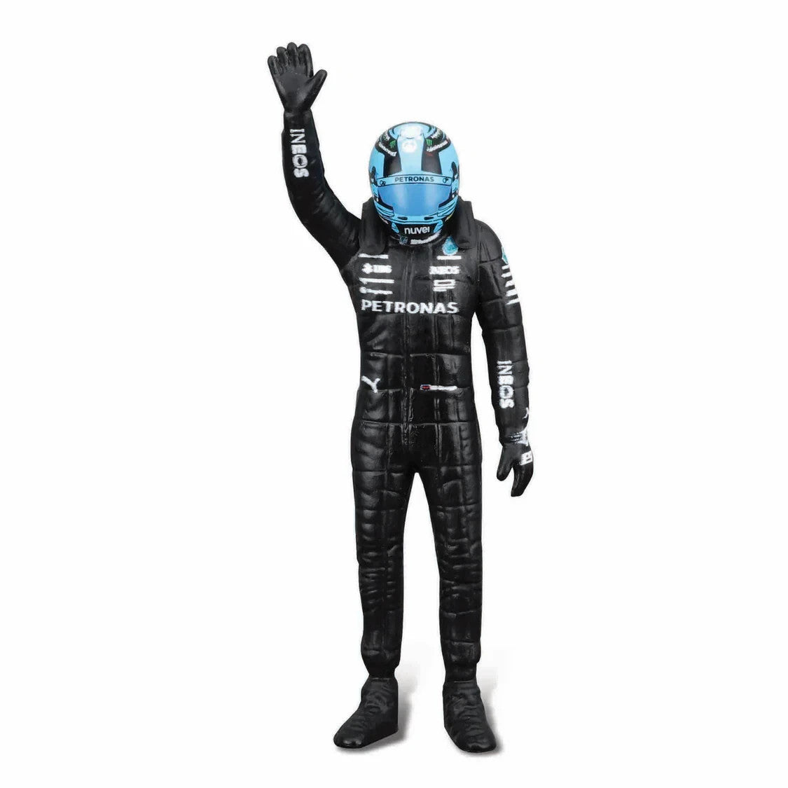 Burago 1:24 Scale Mercedes-AMG Petronas W14 With No.63 Russell Figure #18-28037R