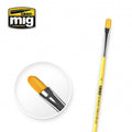 Ammo By Mig Jimenez Size 4 Flat Synthetic Hair Filbert Model Brush - A.MIG-8595