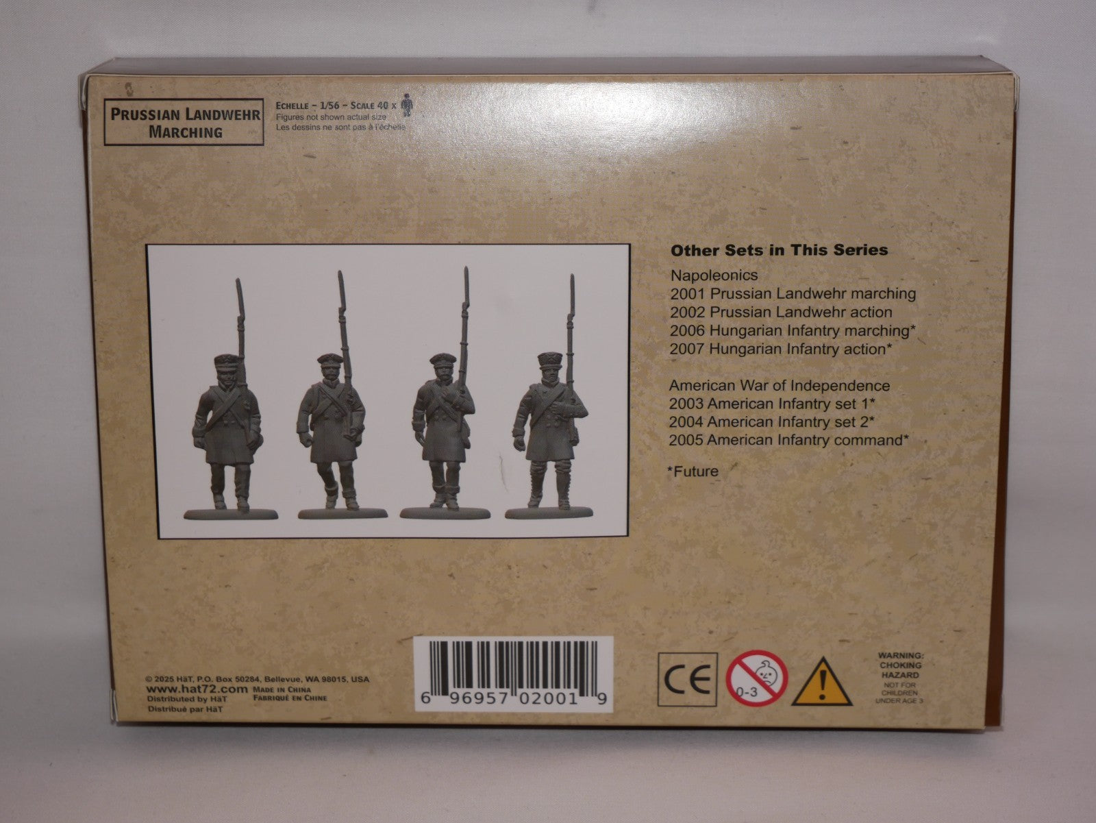 Hat Industrie 1:56 Scale Napoleonic Prussian Landwehr (Marching) Figures - 2001