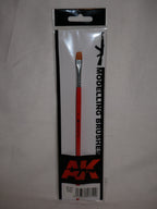 AK Interactive Size 4 Flat Synthetic Hair Scale Modeling Paint Brushes - AK610